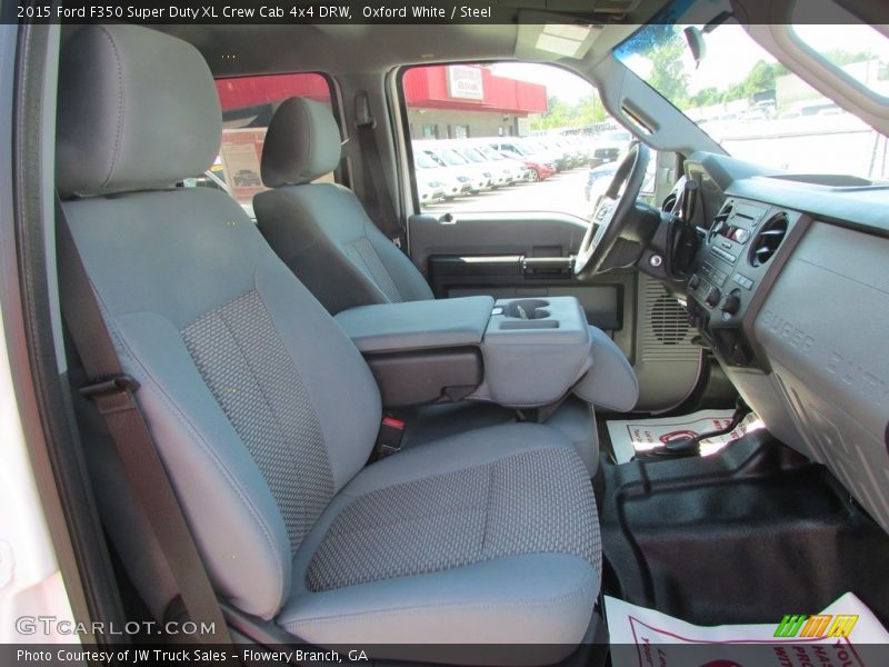 Oxford White / Steel 2015 Ford F350 Super Duty XL Crew Cab 4x4 DRW
