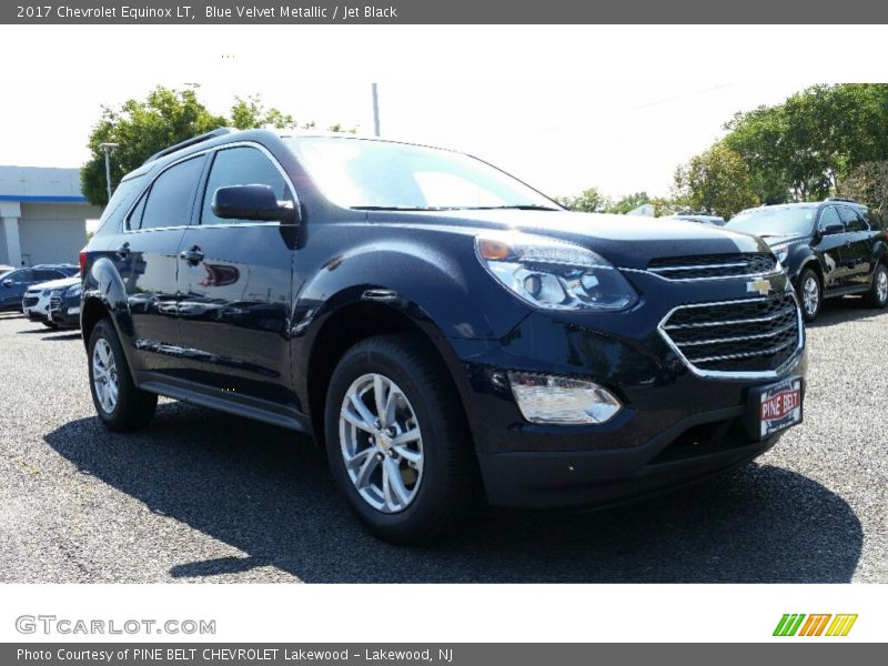 Blue Velvet Metallic / Jet Black 2017 Chevrolet Equinox LT