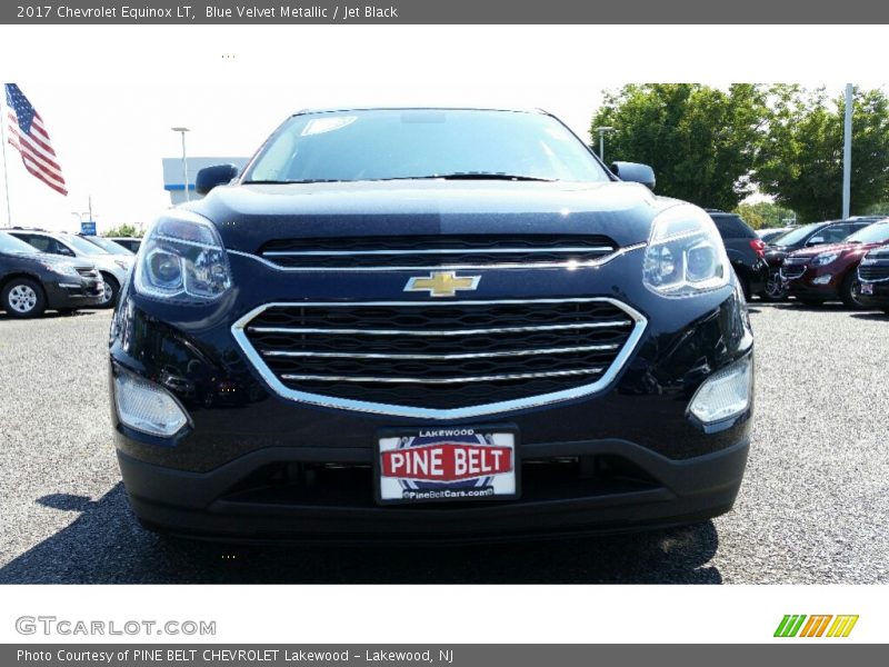Blue Velvet Metallic / Jet Black 2017 Chevrolet Equinox LT