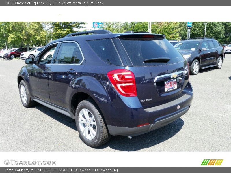 Blue Velvet Metallic / Jet Black 2017 Chevrolet Equinox LT