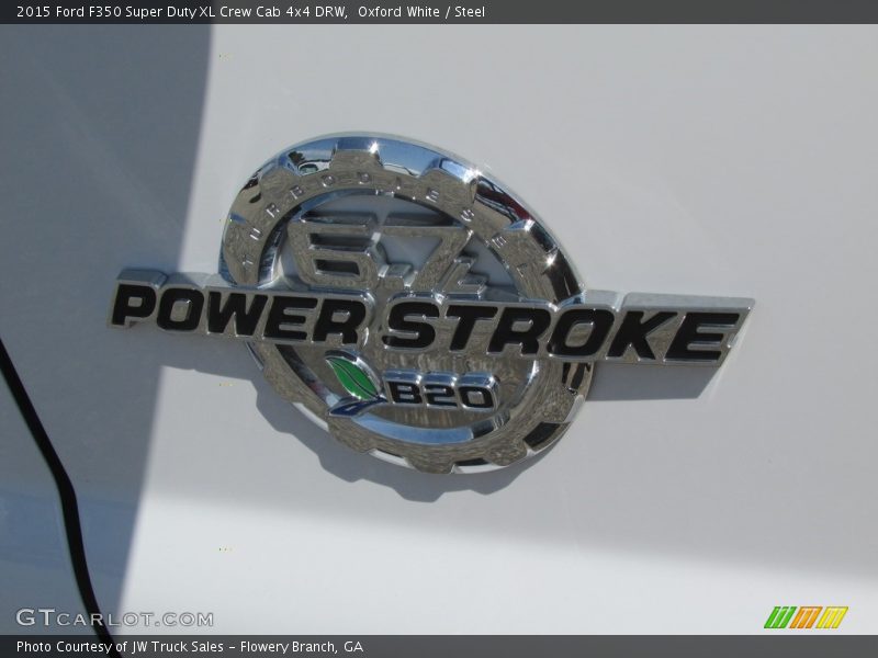 Oxford White / Steel 2015 Ford F350 Super Duty XL Crew Cab 4x4 DRW