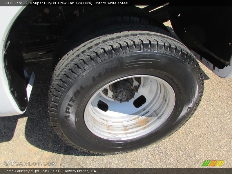 Oxford White / Steel 2015 Ford F350 Super Duty XL Crew Cab 4x4 DRW