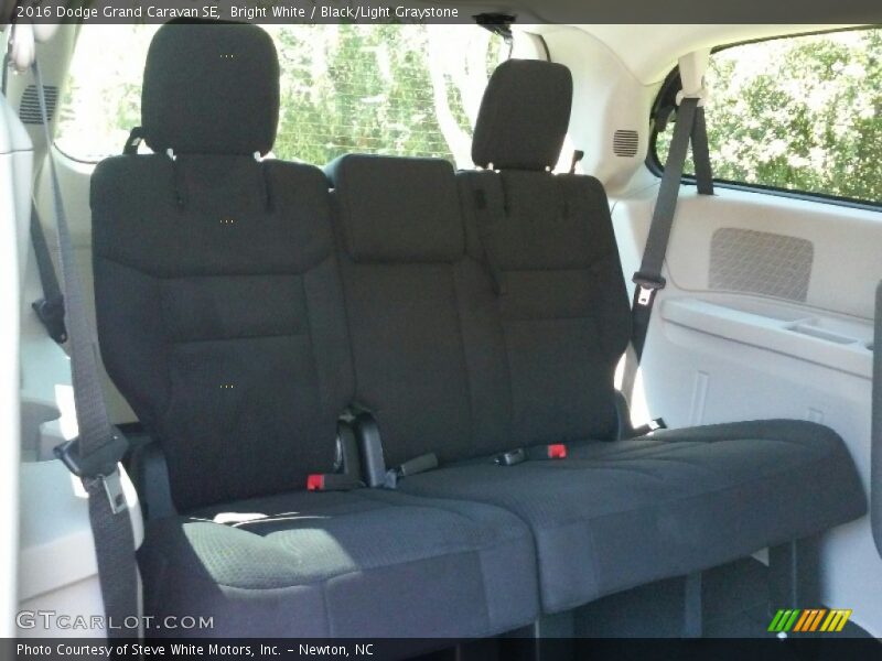 Bright White / Black/Light Graystone 2016 Dodge Grand Caravan SE