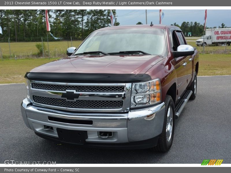 Deep Ruby Metallic / Light Cashmere/Dark Cashmere 2013 Chevrolet Silverado 1500 LT Crew Cab