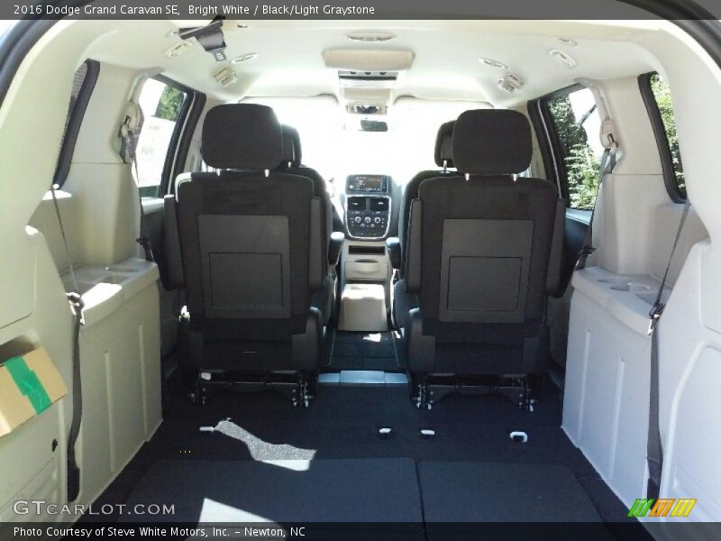 Bright White / Black/Light Graystone 2016 Dodge Grand Caravan SE