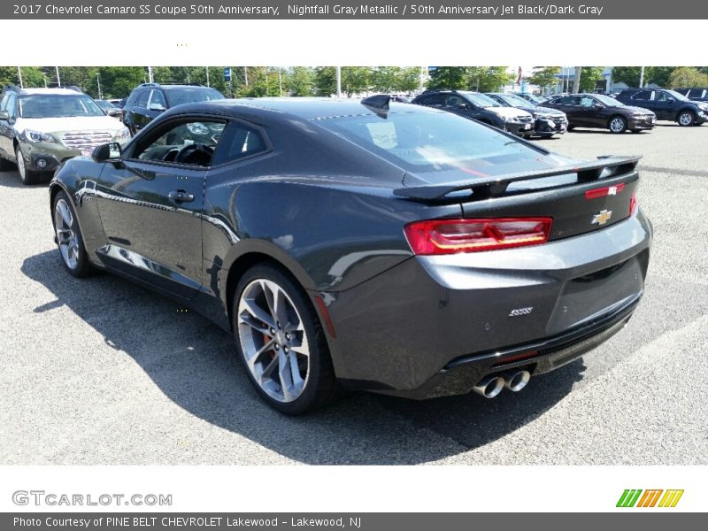 Nightfall Gray Metallic / 50th Anniversary Jet Black/Dark Gray 2017 Chevrolet Camaro SS Coupe 50th Anniversary