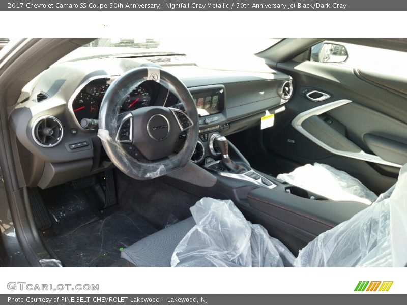 Nightfall Gray Metallic / 50th Anniversary Jet Black/Dark Gray 2017 Chevrolet Camaro SS Coupe 50th Anniversary