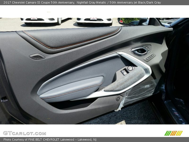 Nightfall Gray Metallic / 50th Anniversary Jet Black/Dark Gray 2017 Chevrolet Camaro SS Coupe 50th Anniversary