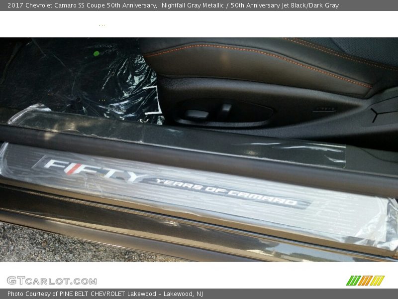 Nightfall Gray Metallic / 50th Anniversary Jet Black/Dark Gray 2017 Chevrolet Camaro SS Coupe 50th Anniversary