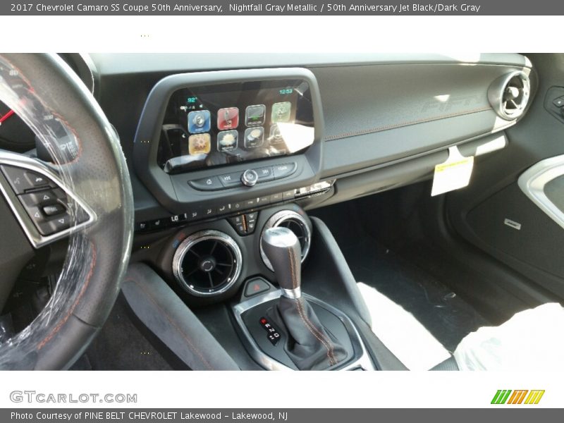 Nightfall Gray Metallic / 50th Anniversary Jet Black/Dark Gray 2017 Chevrolet Camaro SS Coupe 50th Anniversary