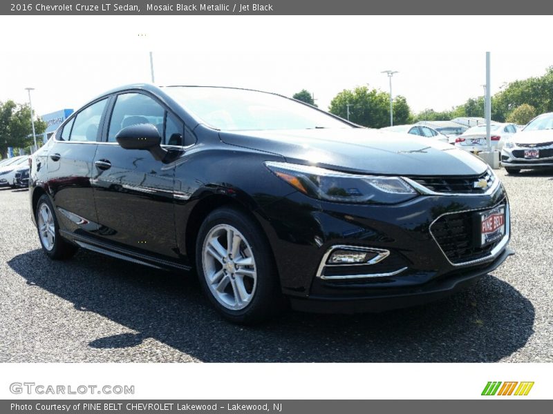 Mosaic Black Metallic / Jet Black 2016 Chevrolet Cruze LT Sedan