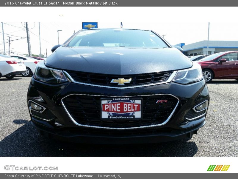 Mosaic Black Metallic / Jet Black 2016 Chevrolet Cruze LT Sedan