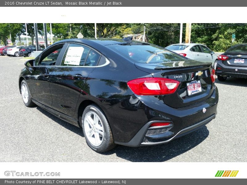 Mosaic Black Metallic / Jet Black 2016 Chevrolet Cruze LT Sedan