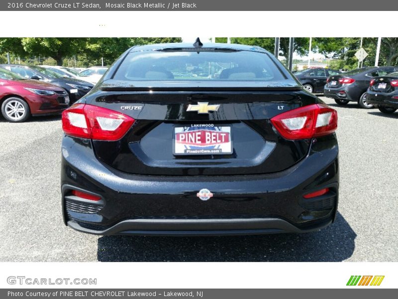 Mosaic Black Metallic / Jet Black 2016 Chevrolet Cruze LT Sedan