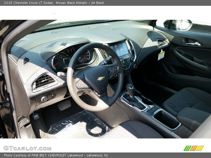 Mosaic Black Metallic / Jet Black 2016 Chevrolet Cruze LT Sedan