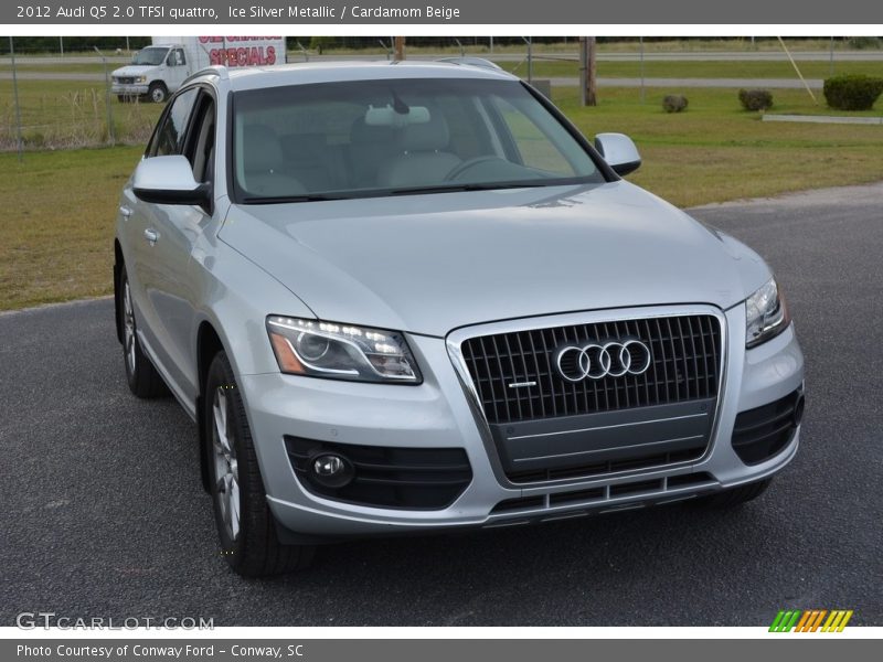Ice Silver Metallic / Cardamom Beige 2012 Audi Q5 2.0 TFSI quattro