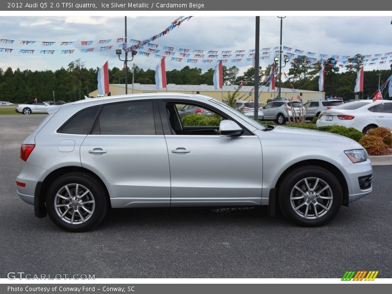 Ice Silver Metallic / Cardamom Beige 2012 Audi Q5 2.0 TFSI quattro