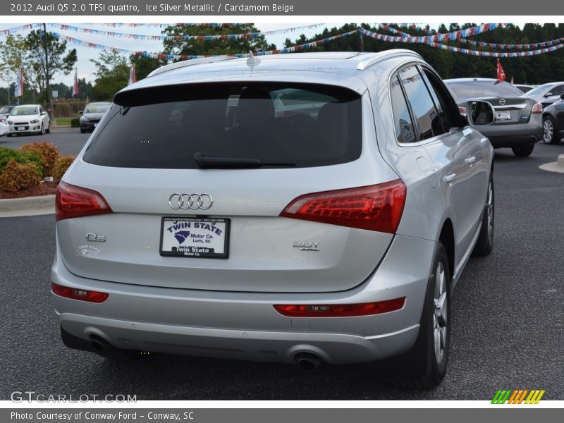 Ice Silver Metallic / Cardamom Beige 2012 Audi Q5 2.0 TFSI quattro