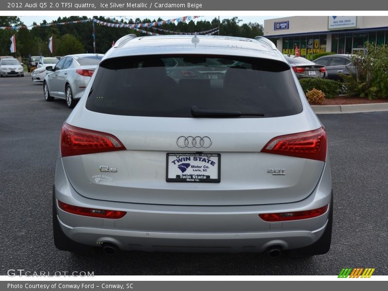 Ice Silver Metallic / Cardamom Beige 2012 Audi Q5 2.0 TFSI quattro