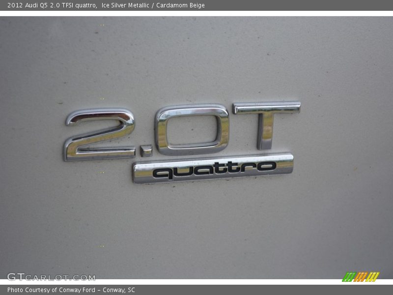 Ice Silver Metallic / Cardamom Beige 2012 Audi Q5 2.0 TFSI quattro