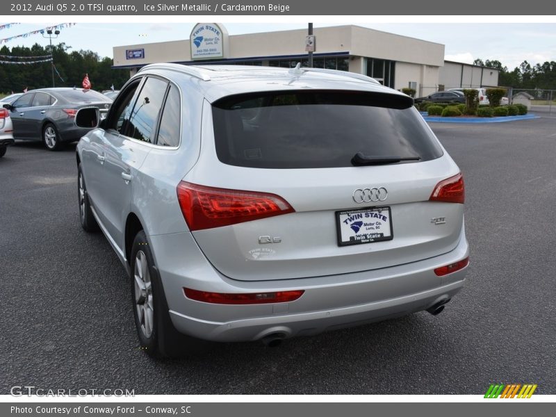 Ice Silver Metallic / Cardamom Beige 2012 Audi Q5 2.0 TFSI quattro