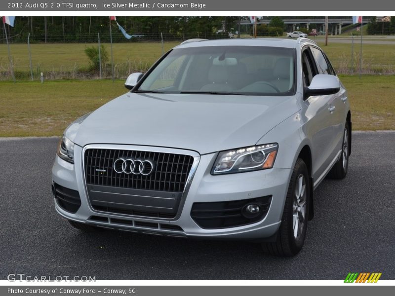 Ice Silver Metallic / Cardamom Beige 2012 Audi Q5 2.0 TFSI quattro
