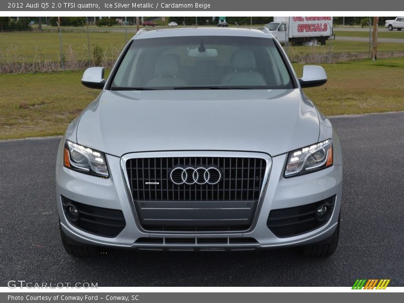 Ice Silver Metallic / Cardamom Beige 2012 Audi Q5 2.0 TFSI quattro