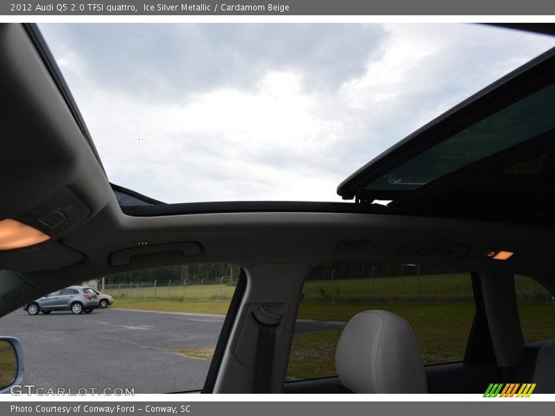 Ice Silver Metallic / Cardamom Beige 2012 Audi Q5 2.0 TFSI quattro