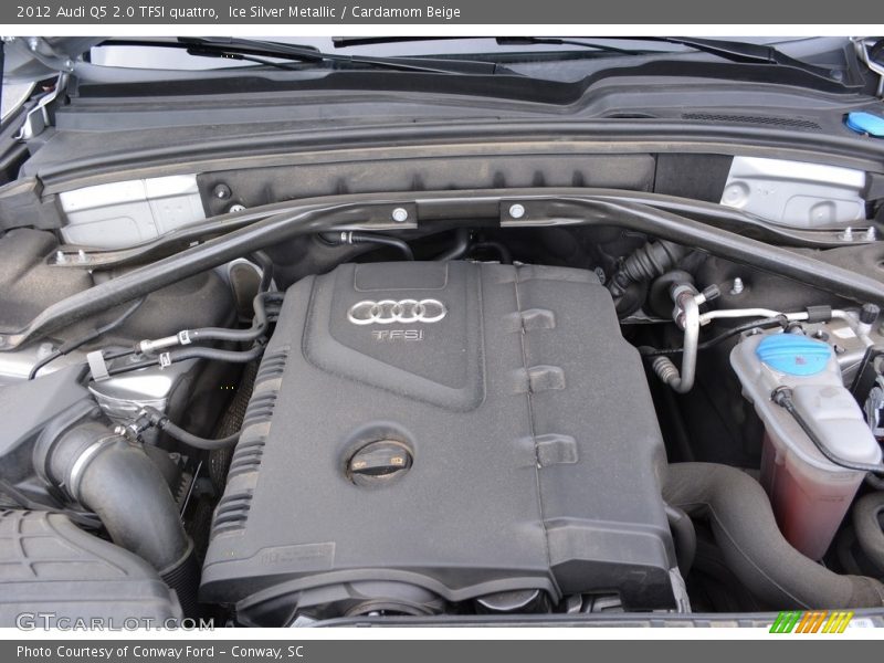 Ice Silver Metallic / Cardamom Beige 2012 Audi Q5 2.0 TFSI quattro