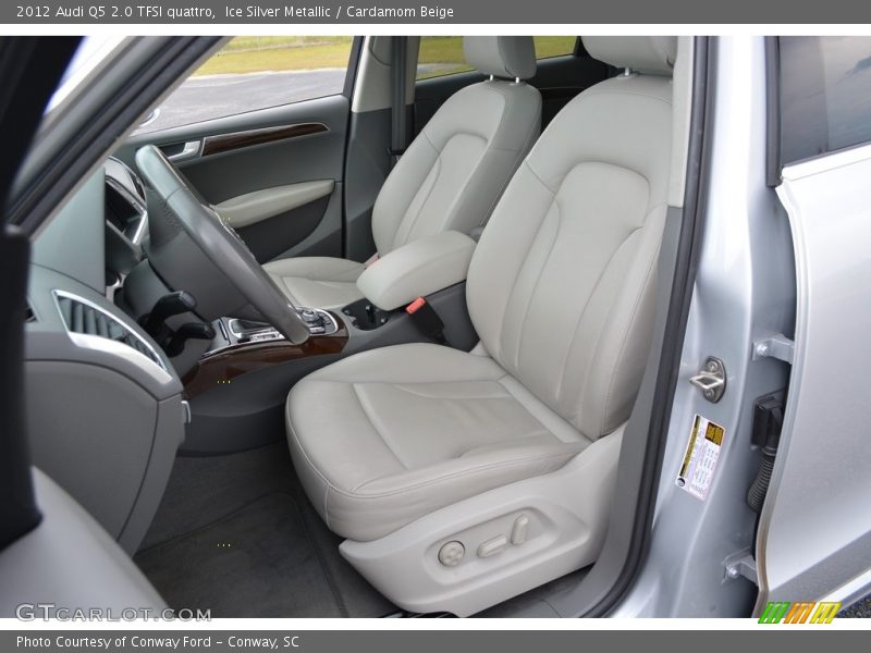 Ice Silver Metallic / Cardamom Beige 2012 Audi Q5 2.0 TFSI quattro