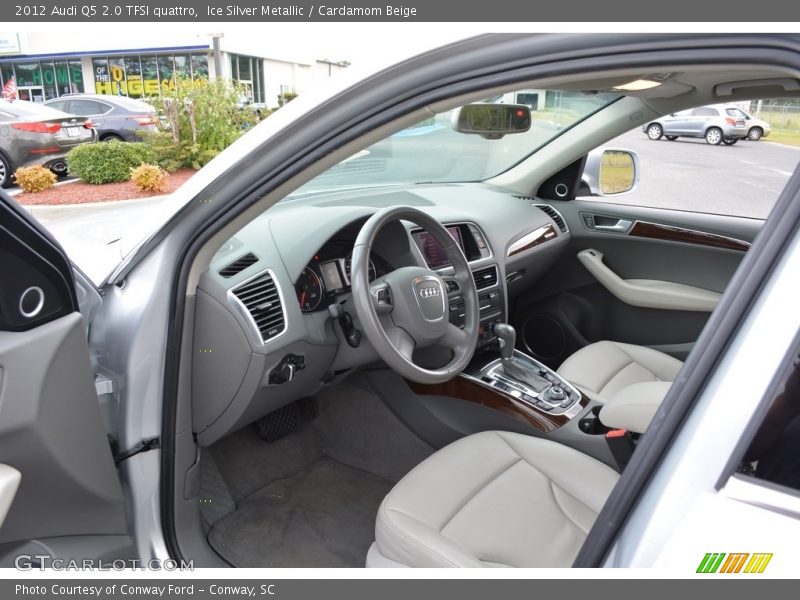 Ice Silver Metallic / Cardamom Beige 2012 Audi Q5 2.0 TFSI quattro
