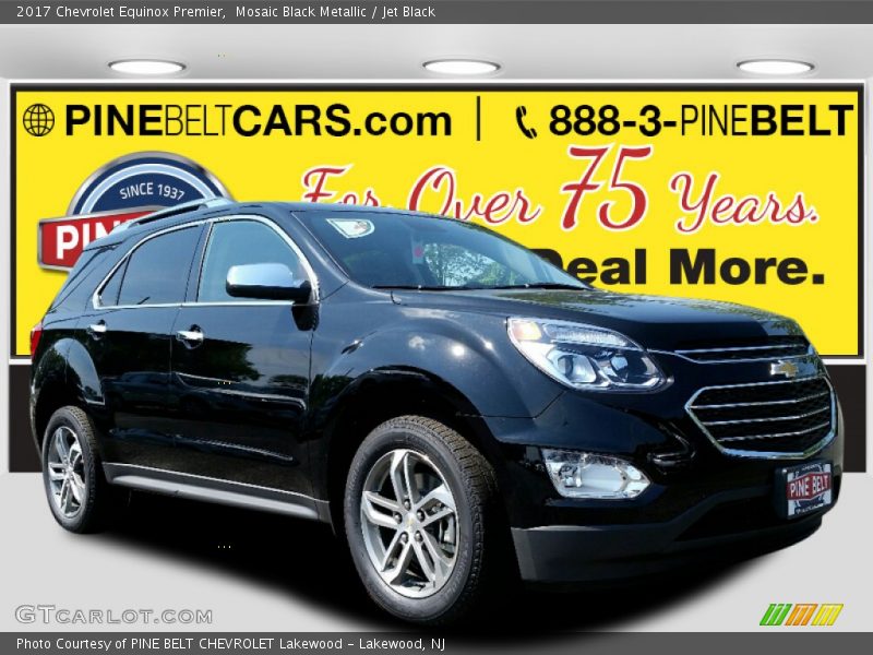 Mosaic Black Metallic / Jet Black 2017 Chevrolet Equinox Premier