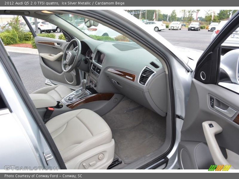 Ice Silver Metallic / Cardamom Beige 2012 Audi Q5 2.0 TFSI quattro