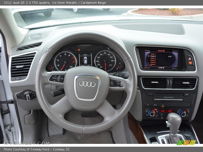 Ice Silver Metallic / Cardamom Beige 2012 Audi Q5 2.0 TFSI quattro