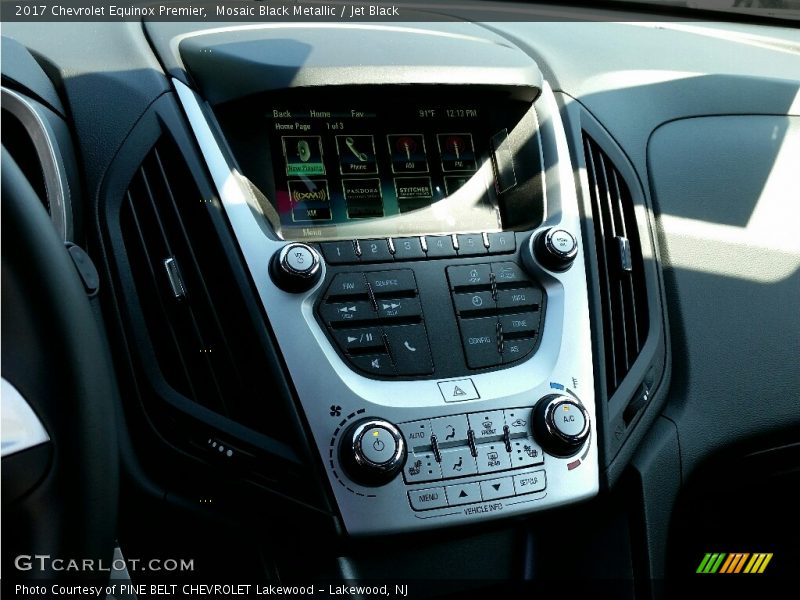Mosaic Black Metallic / Jet Black 2017 Chevrolet Equinox Premier