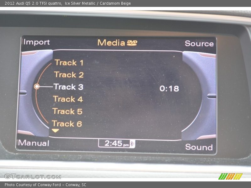 Ice Silver Metallic / Cardamom Beige 2012 Audi Q5 2.0 TFSI quattro