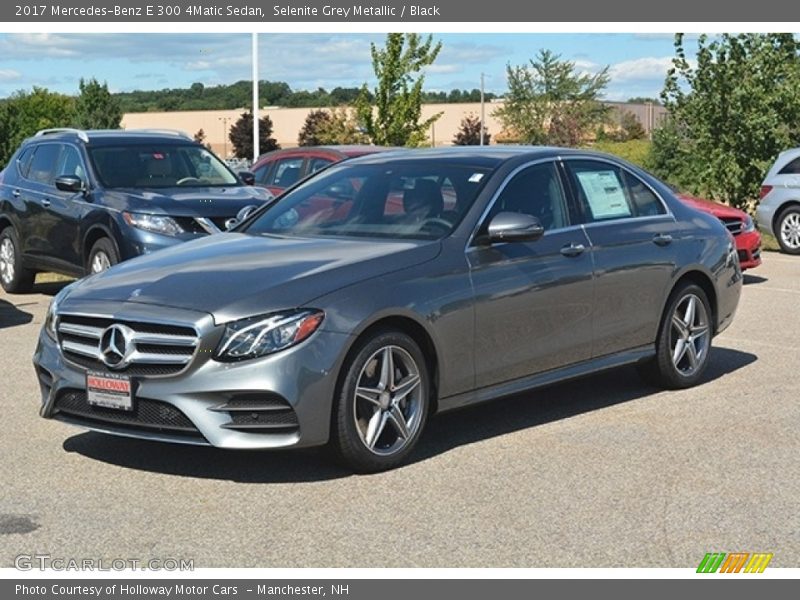 Selenite Grey Metallic / Black 2017 Mercedes-Benz E 300 4Matic Sedan
