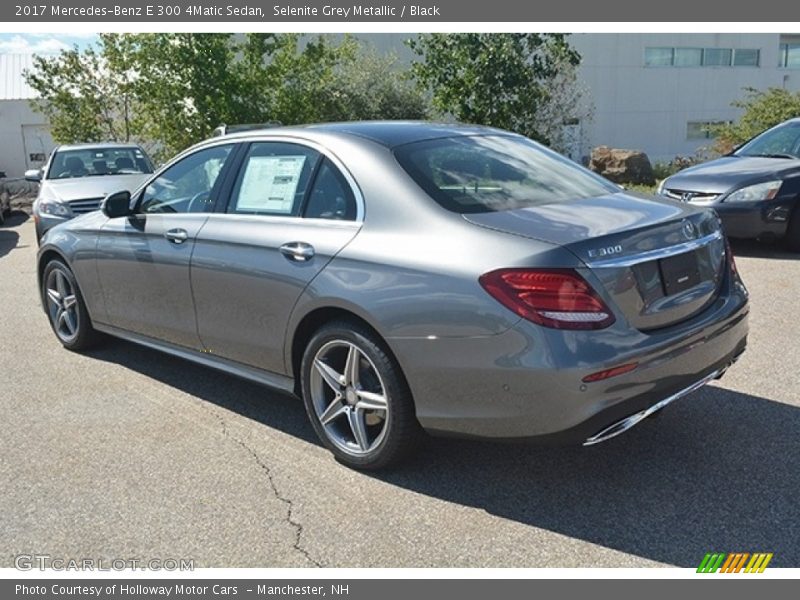 Selenite Grey Metallic / Black 2017 Mercedes-Benz E 300 4Matic Sedan