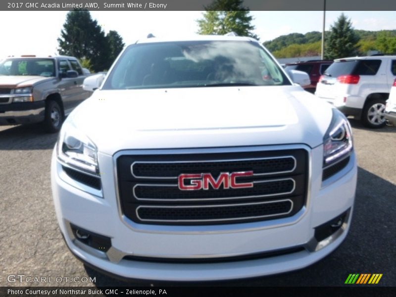 Summit White / Ebony 2017 GMC Acadia Limited AWD