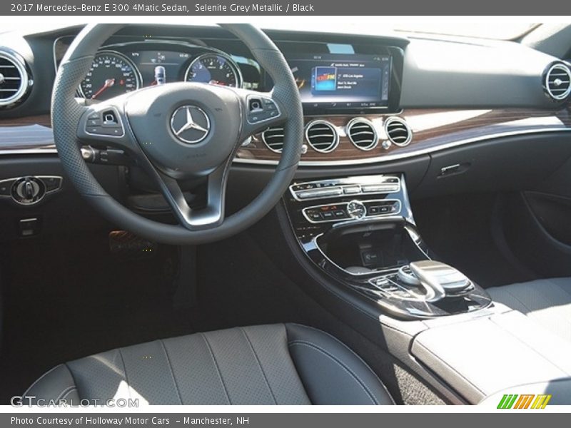 Selenite Grey Metallic / Black 2017 Mercedes-Benz E 300 4Matic Sedan