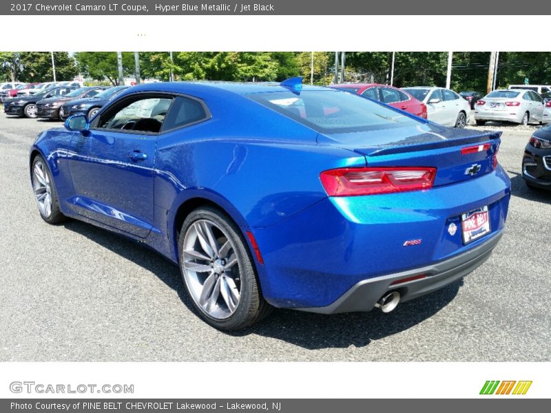 Hyper Blue Metallic / Jet Black 2017 Chevrolet Camaro LT Coupe