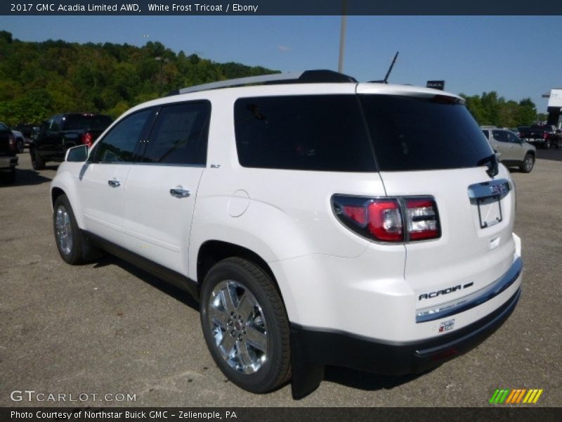 White Frost Tricoat / Ebony 2017 GMC Acadia Limited AWD