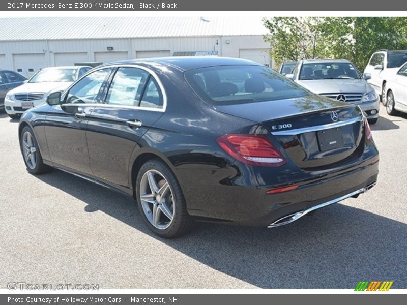 Black / Black 2017 Mercedes-Benz E 300 4Matic Sedan