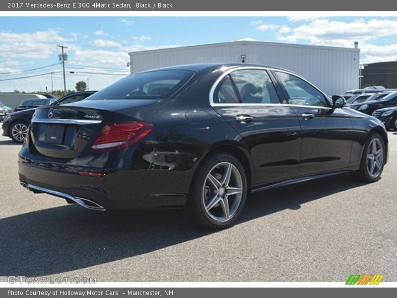 Black / Black 2017 Mercedes-Benz E 300 4Matic Sedan