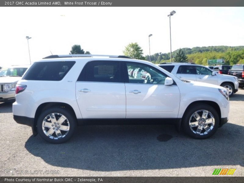 White Frost Tricoat / Ebony 2017 GMC Acadia Limited AWD