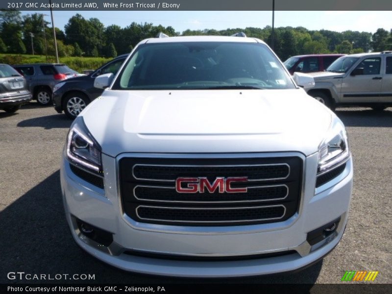 White Frost Tricoat / Ebony 2017 GMC Acadia Limited AWD