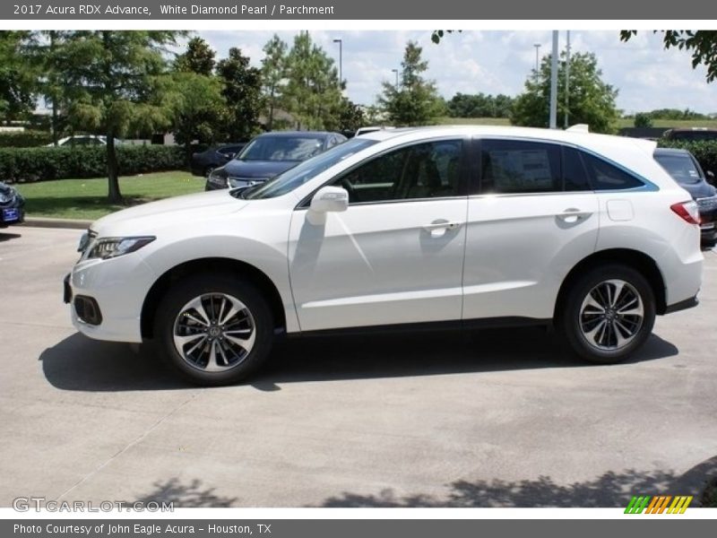 White Diamond Pearl / Parchment 2017 Acura RDX Advance