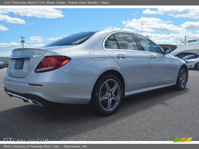 Iridium Silver Metallic / Black 2017 Mercedes-Benz E 300 4Matic Sedan