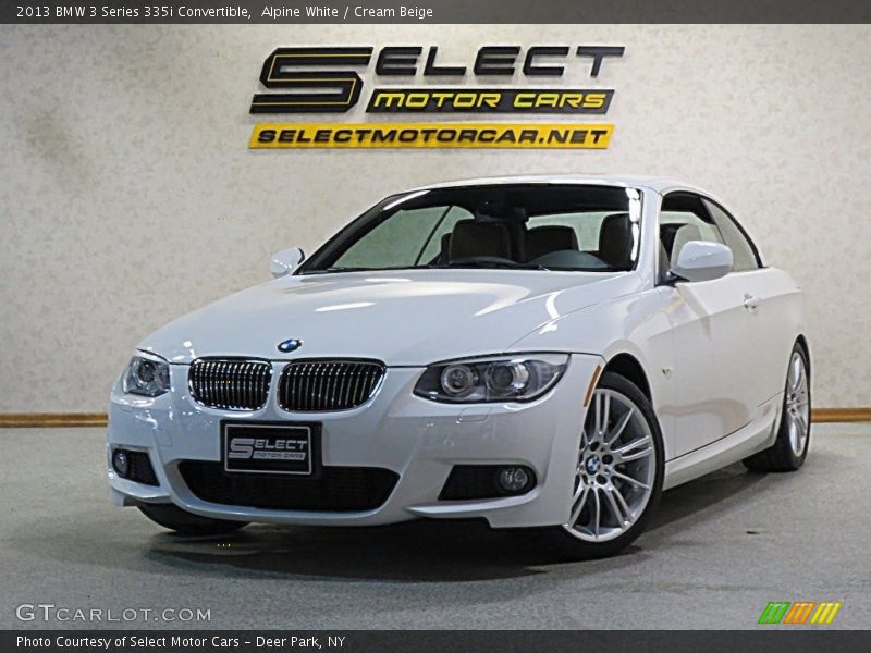 Alpine White / Cream Beige 2013 BMW 3 Series 335i Convertible