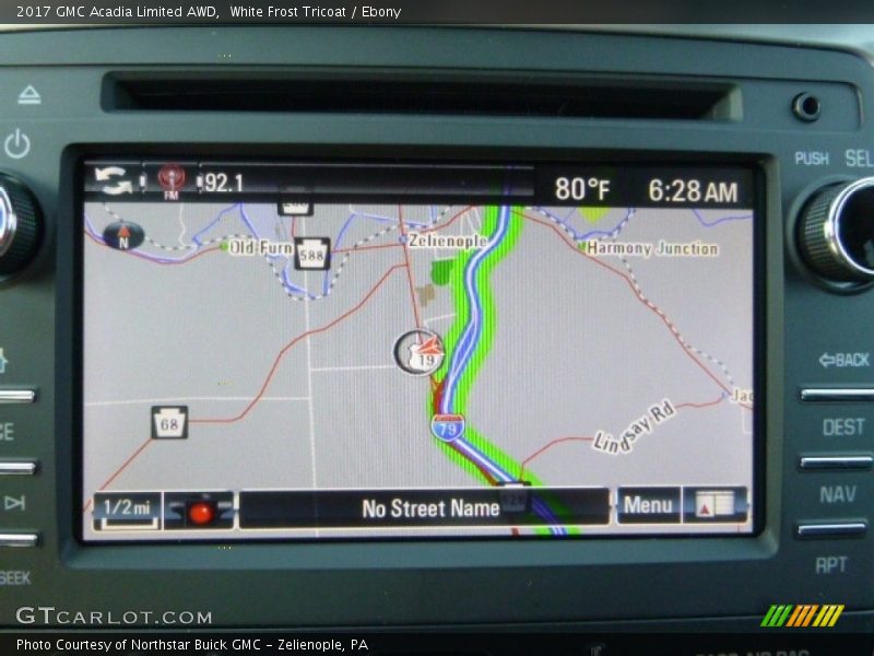 White Frost Tricoat / Ebony 2017 GMC Acadia Limited AWD